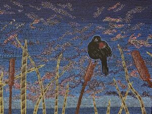 Blackbird on a Cattail